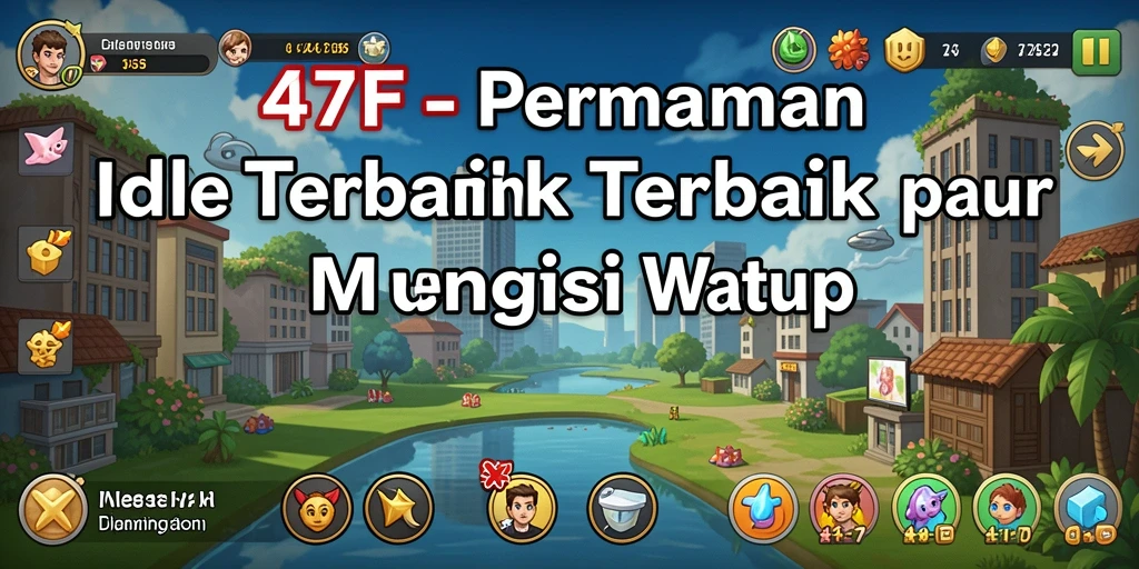 Tampilan gameplay menarik dari 47F menunjukkan kemajuan karakter Idle.