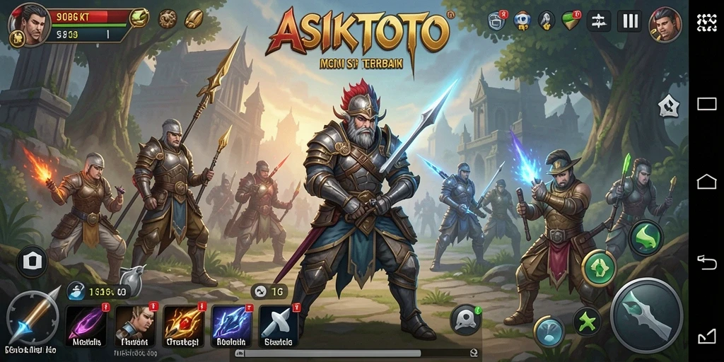 Menampilkan aksi seru dalam permainan strategi ASIKTOTO.