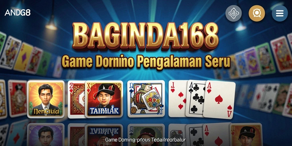 Tampilan menarik dari gameplay Domino di BAGINDA168.