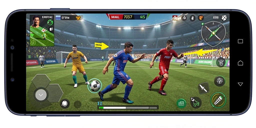 Gameplay seru dengan grafik olahraga yang menarik.
