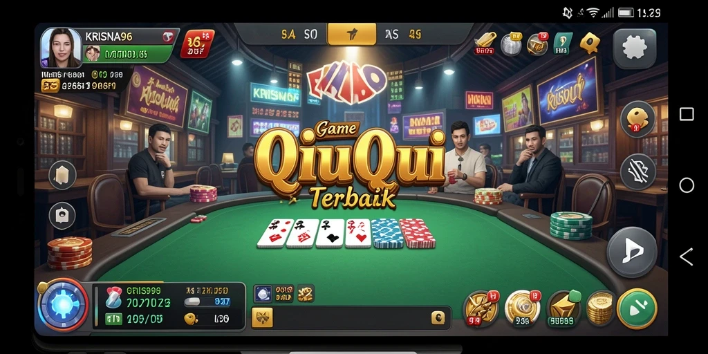 Tampilan gameplay seru dari KRISNA96 QiuQiu.