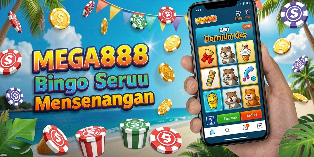 Tampilan gameplay seru di MEGA888 dengan berbagai pilihan Bingo.