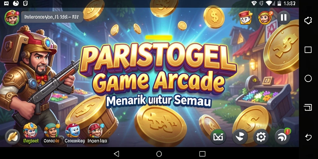 Tampilan gameplay seru dari PARISTOGEL dengan tantangan Arcade.