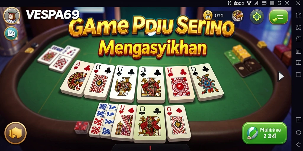 Tampilan gameplay Domino yang menarik dan menantang di VESPA69.